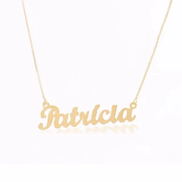 Colar de nome personalizado (Prazo de produção: Até 25 dias úteis).