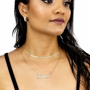 Colar de nome personalizado (Prazo de produção: Até 25 dias úteis).