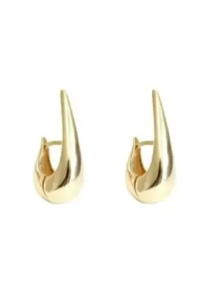 Brinco Formato Gota banhado a ouro 18k